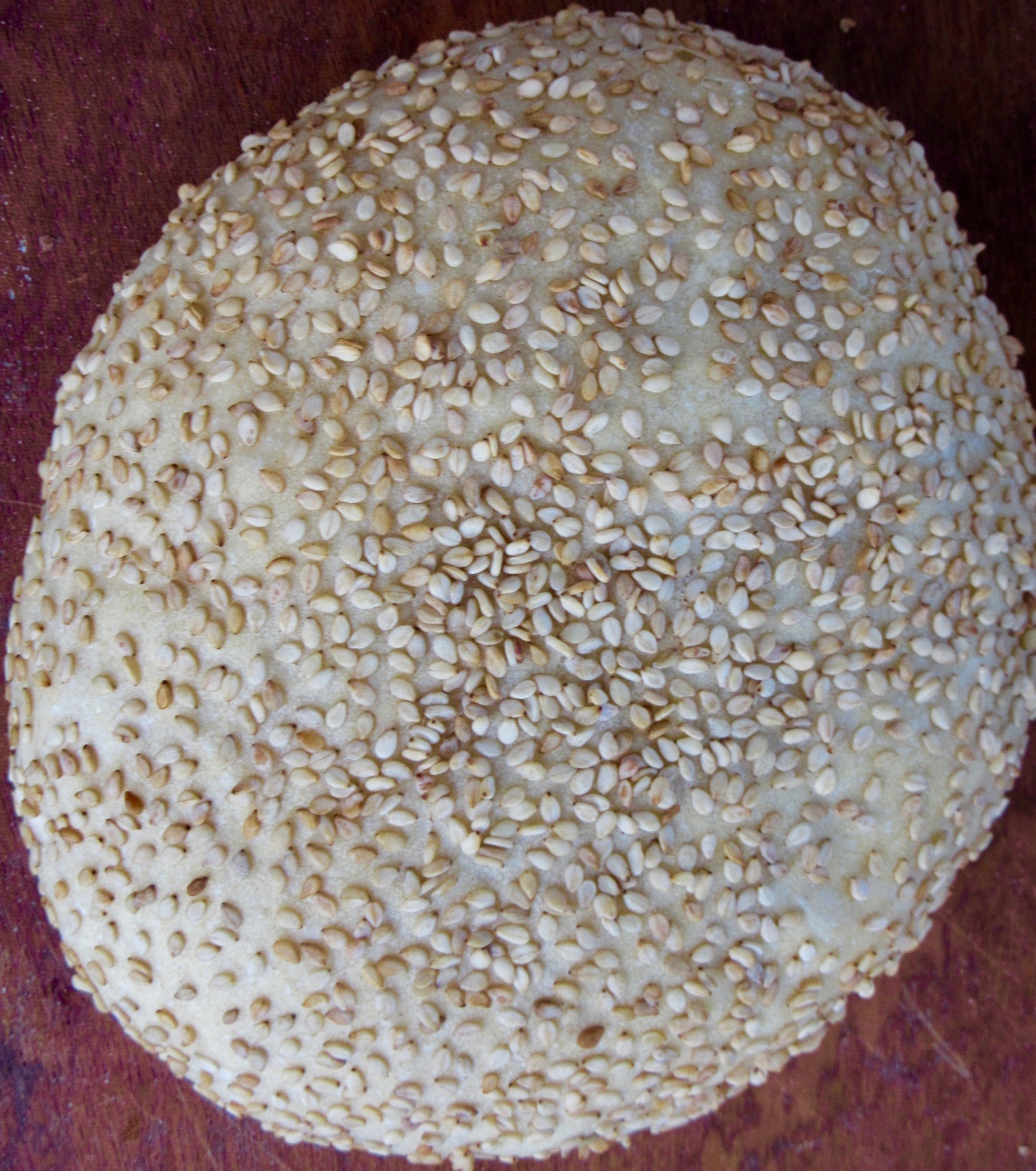 Seeded burger bun